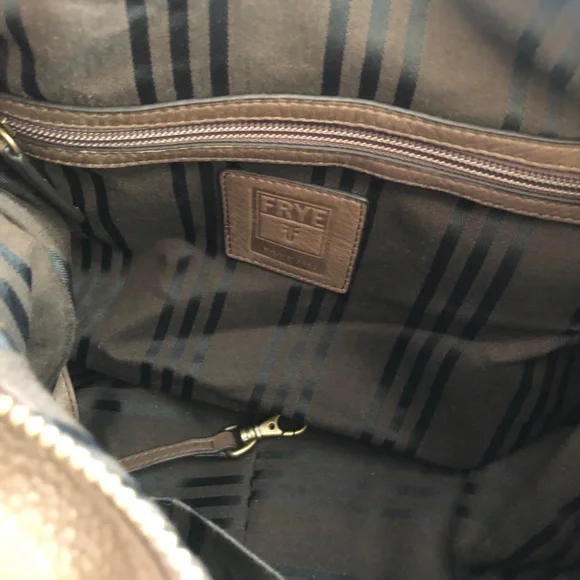 Frye Veronica Hobo leather shoulder bag, grey/brown - Picture 12 of 12